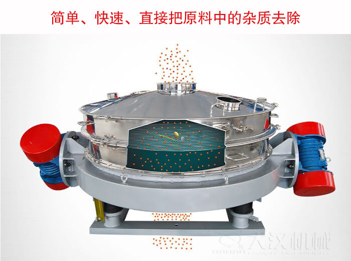 直排篩可用于粉末、顆粒的粗略篩分和除雜